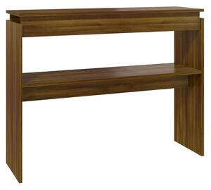 VidaXL Konzolni stol smeđa boja hrasta 102x30x80 cm konstruirano drvo