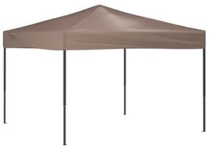 VidaXL Sklopivi šator za zabave 3 x 3 m smeđesivi