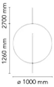 OVERLAP 2 VISILICA E27/105W/220-250V/fi.1000mm/BIJELA FL4634009