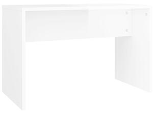 VidaXL Toaletni stolac sjajni bijeli 70 x 35 x 45 cm konstruirano drvo