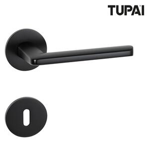 Kvaka Tupai Celio crna mat materijal: zamak · rozeta: ključ / cilindar / WC Ključ