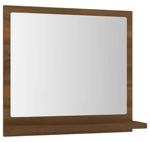 VidaXL Kupaonsko ogledalo boja smeđeg hrasta 40 x 10,5 x 37 cm drveno