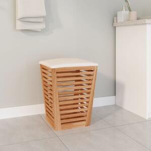 VidaXL Kupaonski stolac 40,5 x 40,5 x 56 cm od masivnog drva oraha