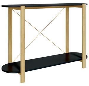 VidaXL Konzolni stol crni 110 x 38 x 75 cm od konstruiranog drva