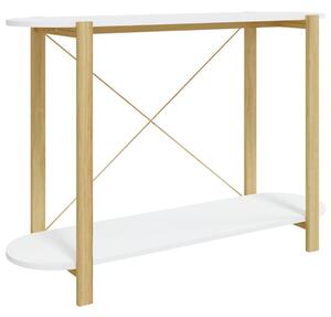 VidaXL Konzolni stol bijeli 110 x 38 x 75 cm od konstruiranog drva