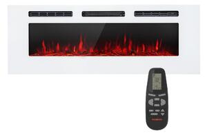 Klarstein Galeras, električni zidni i ugradbeni kamin, 1800 W, LED, 3 boje, timer