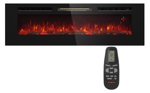 Klarstein Galeras 152, električni zidni kamin, 1800 W, LED
