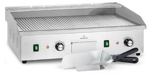 Klarstein Grillmeile 4400, električni roštilj, Plancha, 2x2200W, ploča za roštilj od nehrđajućeg čelika