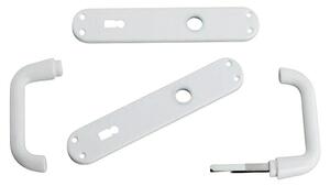 Set kvaka za vrata Everest (Aluminij, Zaobljen)