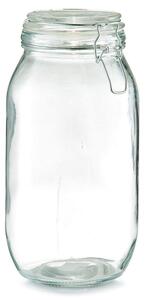 Zeller Staklenka s klip zataračem, 2000 ml, Ø 12,6 x 25,5 cm