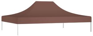 VidaXL Krov za šator za zabave 4 x 3 m smeđi 270 g/m²