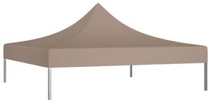 VidaXL Krov za šator za zabave 2 x 2 m smeđe-sivi 270 g/m²