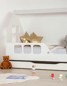 Ourbaby Woody house bed bijela 160x80 cm