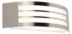 Moderna zidna svjetiljka čelik nehrđajući čelik IP44 - Sapphire Deluxe