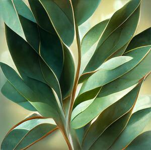 Fotografija Texture Of Green Eucalyptus Leaves, Nenov