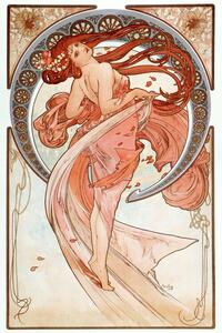 Reprodukcija La danse Lithographs series, Alfons Mucha