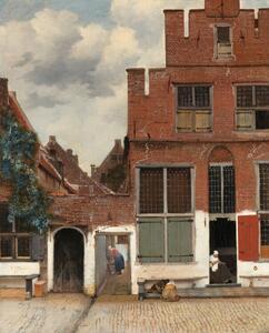 Reprodukcija View of Houses in Delft, known as 'The Little Street', Jan Vermeer