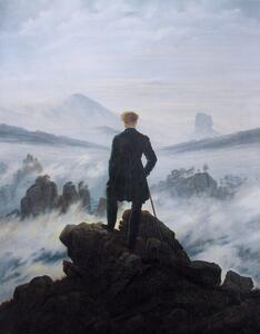 Reprodukcija Lutalica iznad morske magle, Caspar David Friedrich