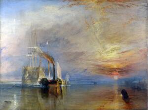 Reprodukcija The Fighting Temeraire, 1839, Turner, Joseph Mallord William