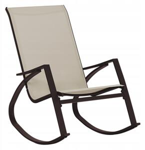 Vrtna stolica za ljuljanje u smeđoj boji