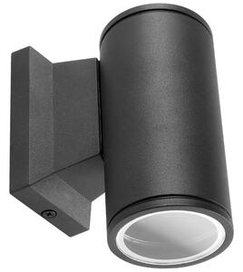 Aigostar - Vanjska zidna svjetiljka 1xGU10/230V crna IP65 okrugli