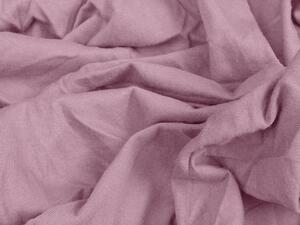 Jersey plahta ružičasta 160 x 200 cm