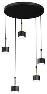 ARENA BLACK/GOLD 5xGX53 viseća lampa