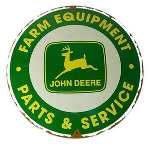 Metalni znak John Deere