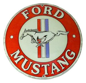 Metalni znak Ford Mustang