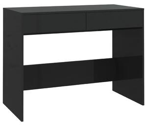 VidaXL Radni stol crni 101 x 50 x 76,5 cm od iverice