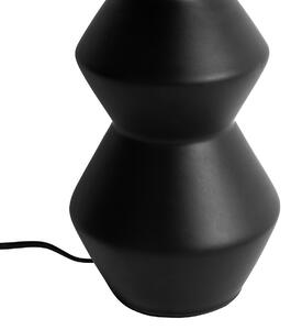 Dizajn stolna lampa crna keramika 16 cm bez sjenila - Alisia