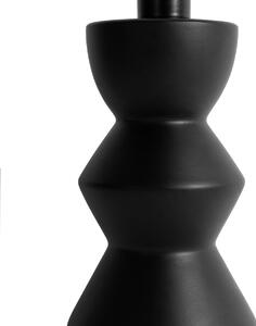 Dizajn stolna lampa crna keramika 16 cm bez sjenila - Alisia