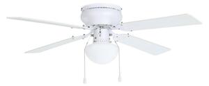 Eglo 35181 - Stropni ventilator CAGLIARI 1xE27/60W/230V bijela