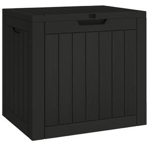 VidaXL Vrtna kutija za pohranu crna 55,5 x 43 x 53 cm polipropilen