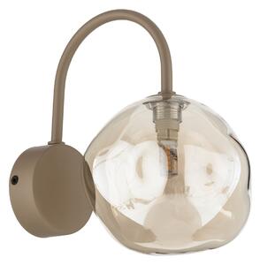 Zidne Svjetiljka TK Lighting, Lava, prigušiv, Bež, Dnevna soba, Staklo