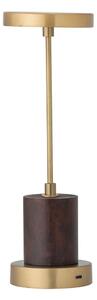 LED stolna lampa s mogućnosti zatamnjivanja u zlatnoj boji s metalnim sjenilom (visina 30 cm) Chico – Bloomingville