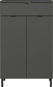 Antracitno sivi visok kupaonski ormarić 60x97 cm Arcena – Germania