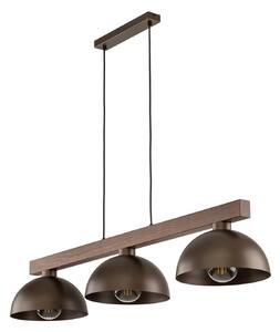 Viseće Svjetiljka TK Lighting, Oslo, prigušiv, Smeđa / hrđa, Dnevna soba, Metal, Moderan