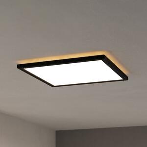 EGLO connect LED stropna svjetiljka Rovito-Z, crna, 39 x cm, prigušiva, Crno, Dnevni boravak/blagovaonica, Plastika