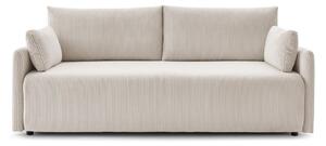 Bež sklopiva sofa od samta 211 cm Marcel – Bobochic Paris