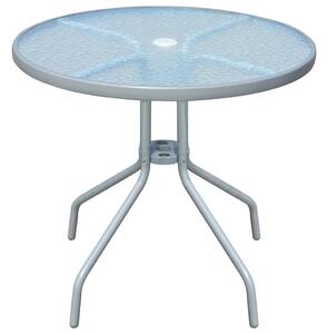 VidaXL Bistro stol od čelika sivi 80 x 71 cm
