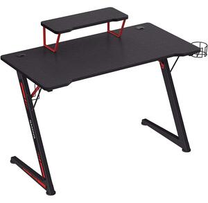 Stol za igranje, računalni stol 116 x 75 x 60 cm crno-crveni | SONGMICS