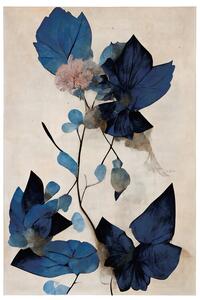 Ilustracija Blue Dry Flowers, Treechild