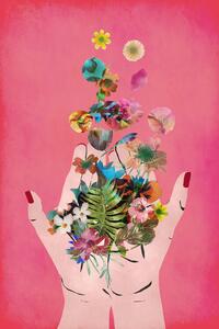 Ilustracija Frida`s Hand`s (Pink Version), Treechild