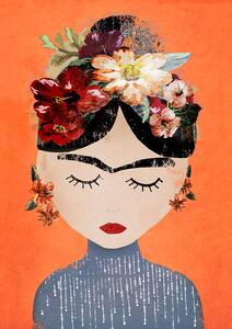 Ilustracija Frida (Orange Version), Treechild