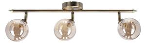 Stropna svjetiljka u brončanoj boji sa staklenim sjenilom ø 10 cm Rodia – Candellux Lighting