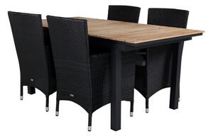 Stol i stolice set Dallas 3639PVC pletivo, Metal