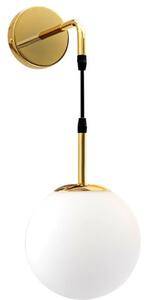 TOOLIGHT Zidna svjetiljka zidne svjetiljke Staklena kugla Zlatna APP653-1W