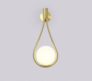 TOOLIGHT Zidna svjetiljka Staklena kugla Zlatna APP603-1W