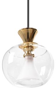 TOOLIGHT Stropna svjetiljka Viseća staklena kugla zlatna APP902-1CP